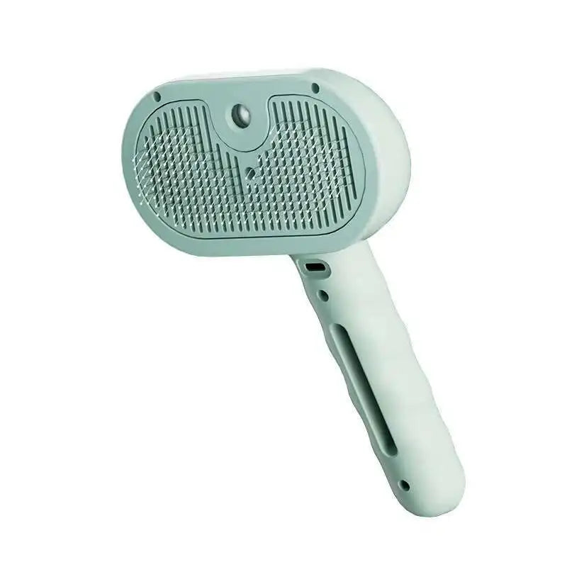 Hot Cat Brush with Steam Dog Spray Pet Steam Massage Brush Spray Hair Removal Comb Massage Steamer Comb for Long Hair Dogs Cats