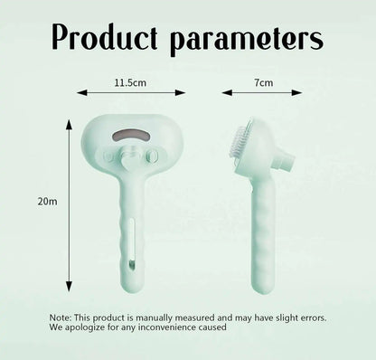 Hot Cat Brush with Steam Dog Spray Pet Steam Massage Brush Spray Hair Removal Comb Massage Steamer Comb for Long Hair Dogs Cats