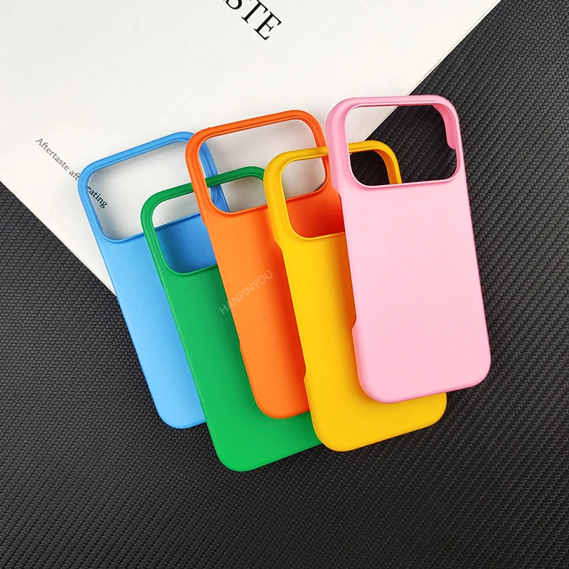 Simple Ultra-thin Matte Hard Phone Case For Apple iPhone17 iPhone 17 Pro Max Air 17Pro Anti-fingerprint PC Back Case Cover
