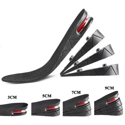 Height Increase Insole Invisible Heightening Template Air Cushion Shoe Inserts Variable Height Insoles Adjustable Cut Foot Pad