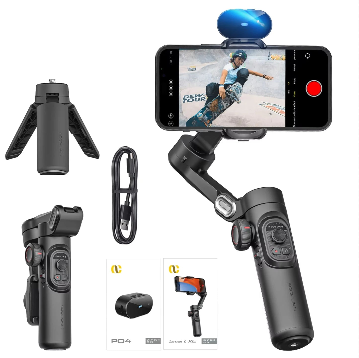 AOCHUAN 3-Axis Handheld Gimbal Stabilizer