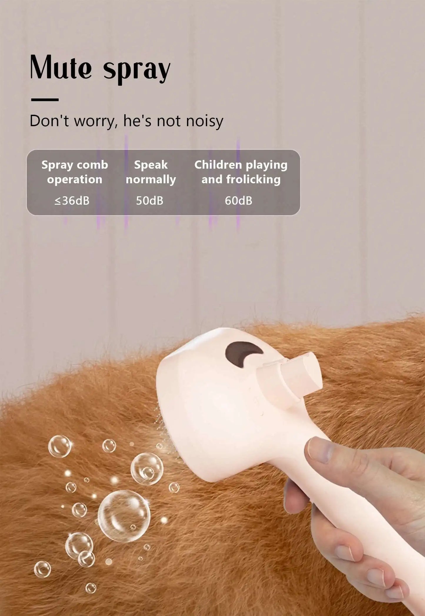 Hot Cat Brush with Steam Dog Spray Pet Steam Massage Brush Spray Hair Removal Comb Massage Steamer Comb for Long Hair Dogs Cats