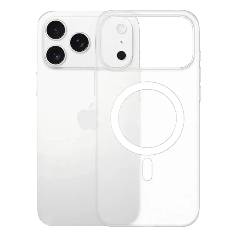 Luxury Ultra Thin Magnetic Translucent Matte Case For iPhone 17 16 15 14 13 12 Pro Max Plus 17 Air For Magsafe Clear Back Cover