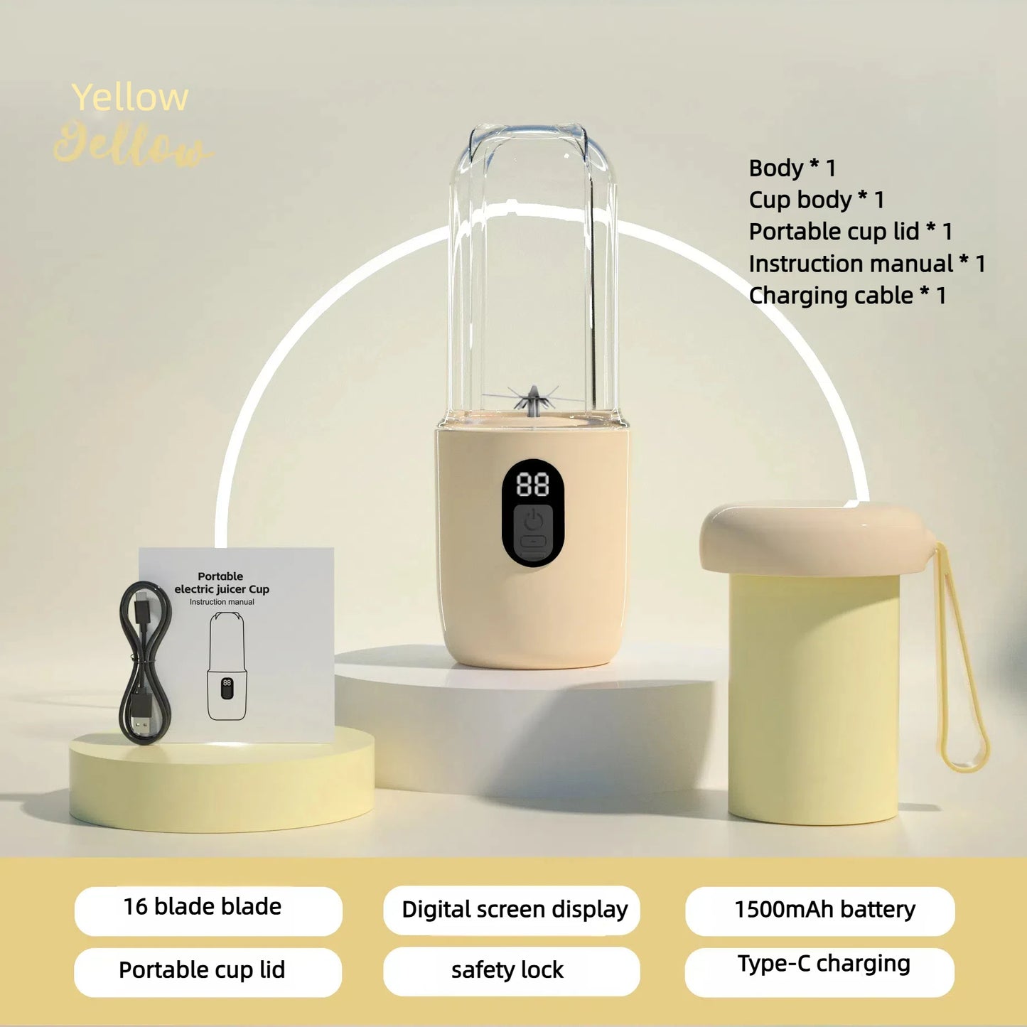 Hey & Bye : Blender Bottle Electric