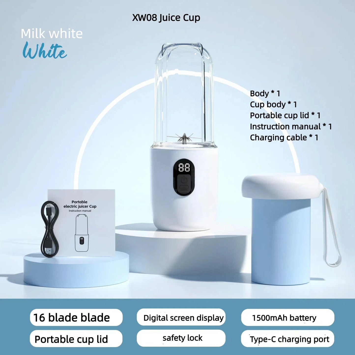 Hey & Bye : Blender Bottle Electric